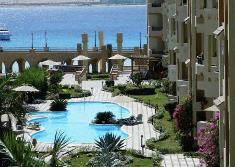 Apartment in erster Linie in Hurghada. Apartment mit Meerblick in Sahl Hasheesh im Eliteprojekt El A