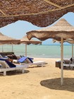 Sea and pool view 1BD apartment in Hurghada, Al Ahyaa. Private beach, swimming pools, security 