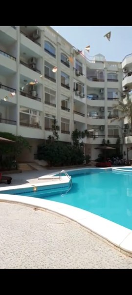 One bedroom furnished, pool view apartment in Suleder compound near the beach in Kauser