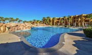 Makadi Bay Hurghada. 1BD-Chalet im 5* Hotel Stella Makadi. Privatstrand, Pools