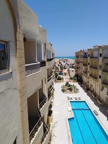 Apartment 1bd, Compound Sky1, El-Aheya, 5 Minuten vom öffentlichen Strand entfernt, heißes Angebot