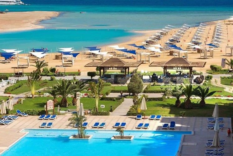 Apartment im Hotel Hurghada. Schöne 1BD-Wohnung im Gravity Hotel & Aqua Park Hurghada mit Strand