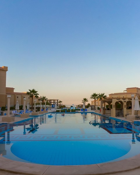 Chalet mit einem Schlafzimmer im Selena Bay Resort Hurghada. Projekt in erster Linie mit Privatstran