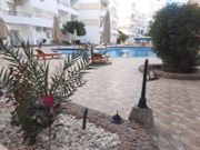 Cozy apartment with one bedroom and furniture in Lotos compound with pool front of Sindbad hotel.