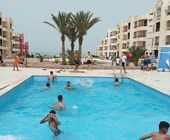 Furnished and equipment 2BD apartment in beach front compound with swimming pool