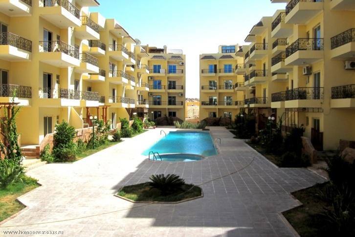 Huge luxury 2 bedroom apartment hot price in compound Sky, within 5 min to the beach