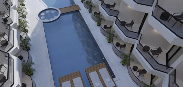 Immobilien in Hurghada. 1BD-Wohnung mit Meerblick im Projekt Storia Del Mare in erster Meereslinie m