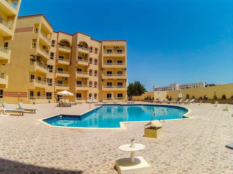 Hot offer! Spacious 1BD apartment in new elite compound Westside Village Hurghada, Kawther area