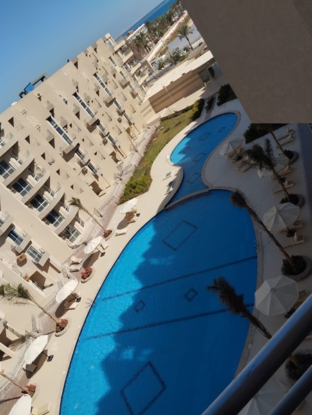 Studio in apart-hotel Princess Hurghada with private beach in prime location directly in El Mamsha
