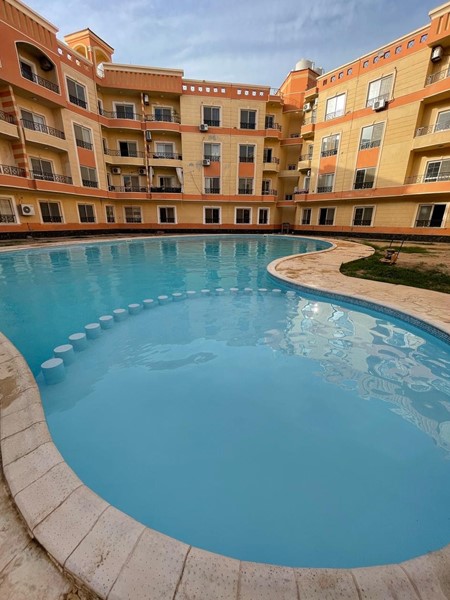 Spacious, 123 sq.m, 2-bedrooms apartment in apart-hotel Red Ruby Hurghada | Far sea view