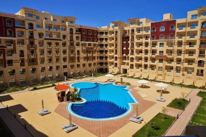 Furnished and equipped studio for sale in Hurghada, Florenza Khamsin. Privet pool, near the sea 