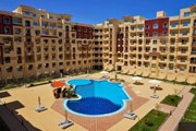 Furnished and equipped studio for sale in Hurghada, Florenza Khamsin. Privet pool, near the sea 