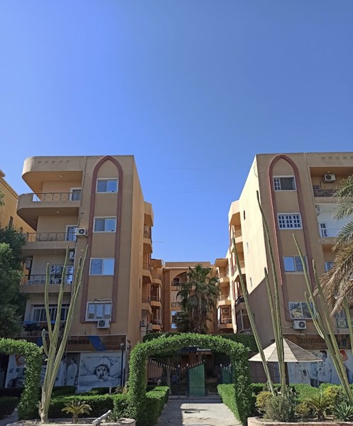 1-Zimmer-Wohnung zum Verkauf in Hurghada, Kawther Bereich. Mit grünem Vertrag.