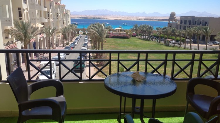 El Andalus Sahl Hasheesh luxury 3 bedrooms seaview apartment with private beach