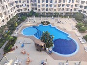 Cozy, furnished, poolview studio in luxury compound Florenza Khamsin across the sea