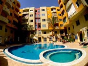 Two bedrooms apartment in Arabia Diamond Hurghada with pool. Green contract. Near the sea 