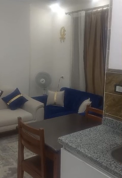Furnished one bedroom apartment in Hurghada, New Kawther district. Close to the sea