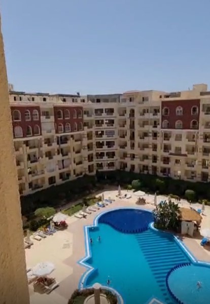 Florenza Khamsin Hurghada. New, Pool view 1BD apartment for sale with private beach! 