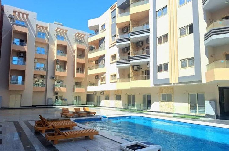 Ein-Zimmer-Wohnung in Hurghada, La Bella Palace, Kawther zu verkaufen | Green Contract