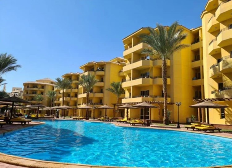 2-Zimmer-Wohnung im britischen Resort Hurghada / Elite-Projekt in der Nähe des Meeres & Mamsha