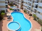 1BD-Wohnung mit Poolblick im Lotus Compound mit Pool, vor dem Sindbad Hotel, Mamsha Promenade 