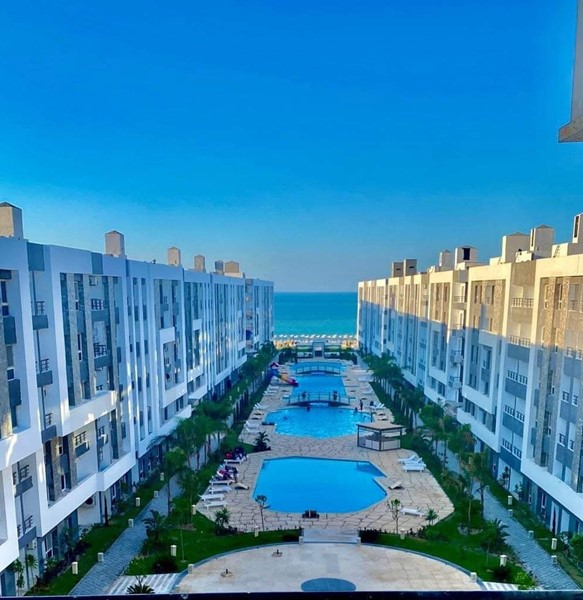 Furnished 2BD apartment in first line 5* apart-hotel Fanadir Bay Hurghada | FREE OF MAINTENANCE! 