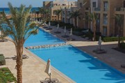 Mangroovy-Residenz El Gouna. Möbliertes Apartment mit 1 Schlafzimmer und Blick auf das Meer und den 