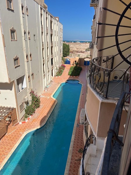 Hurghada Apartment For Sale Compound With Pool | Side Sea View 2BD Apartment in Interconty District 